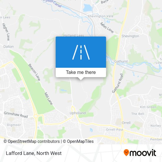 Lafford Lane map