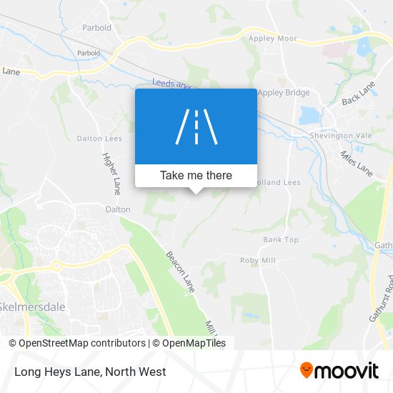 Long Heys Lane map