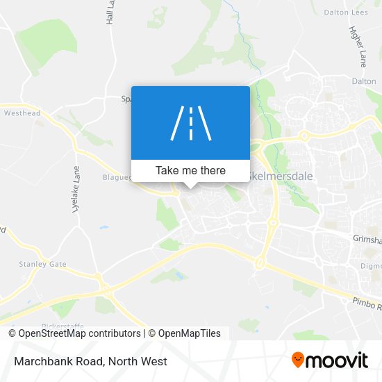 Marchbank Road map