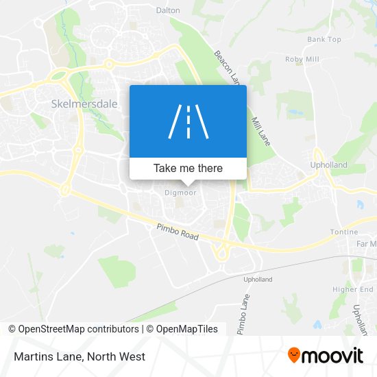 Martins Lane map