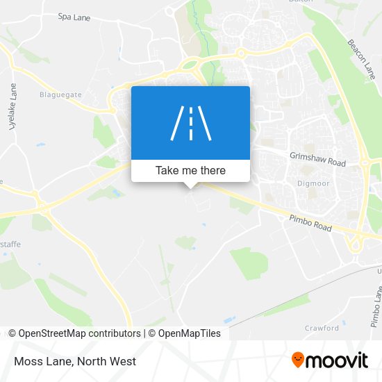 Moss Lane map
