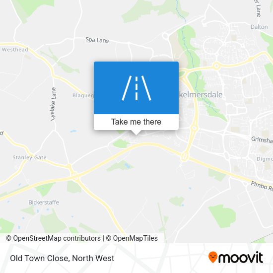 Old Town Close map