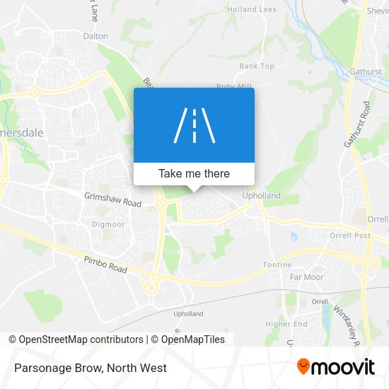 Parsonage Brow map