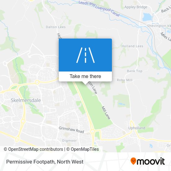 Permissive Footpath map