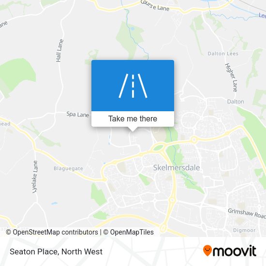 Seaton Place map