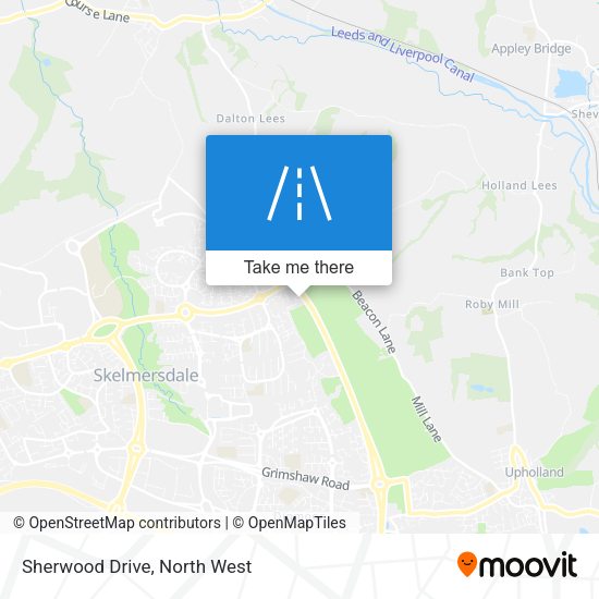 Sherwood Drive map