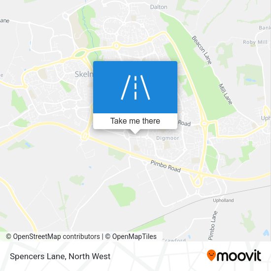 Spencers Lane map
