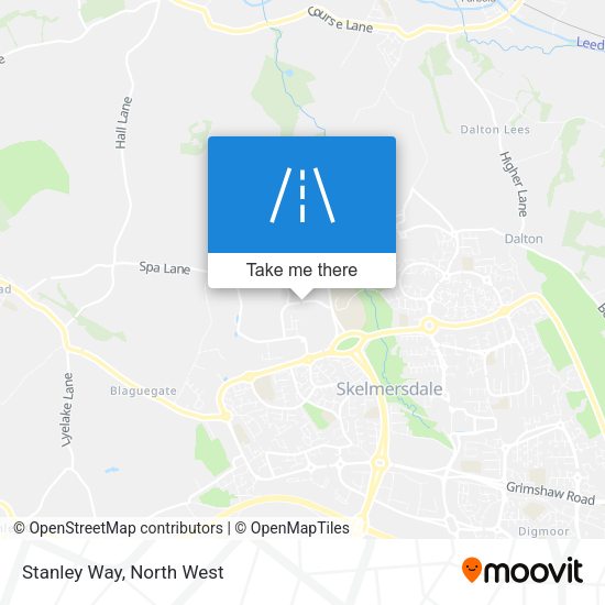 Stanley Way map