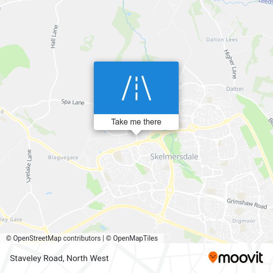 Staveley Road map