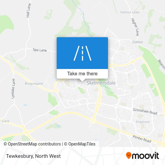 Tewkesbury map