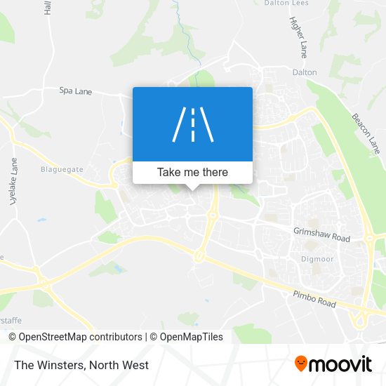 The Winsters map