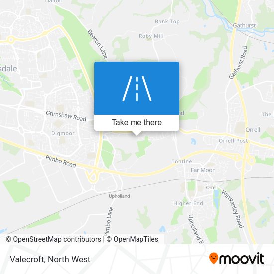 Valecroft map