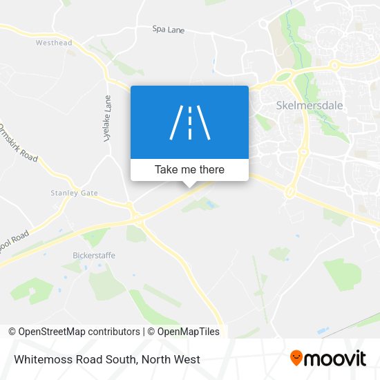 Whitemoss Road South map