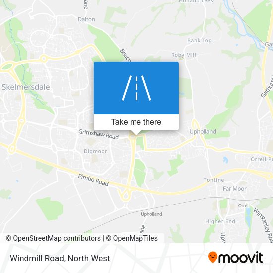 Windmill Road map