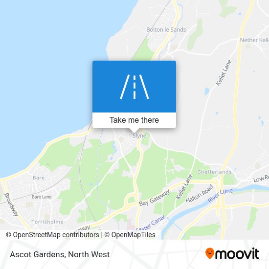 Ascot Gardens map
