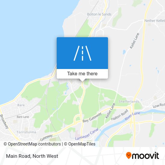 Main Road map