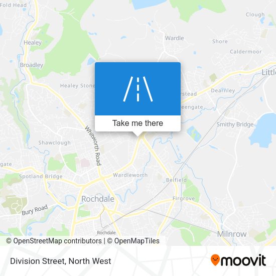 Division Street map