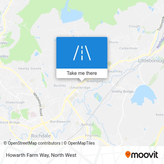 Howarth Farm Way map