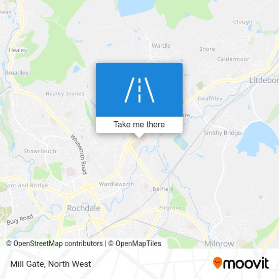 Mill Gate map