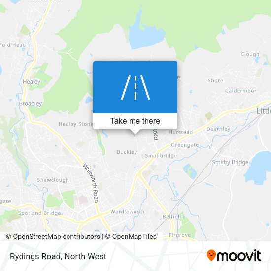 Rydings Road map
