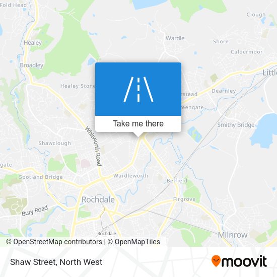 Shaw Street map