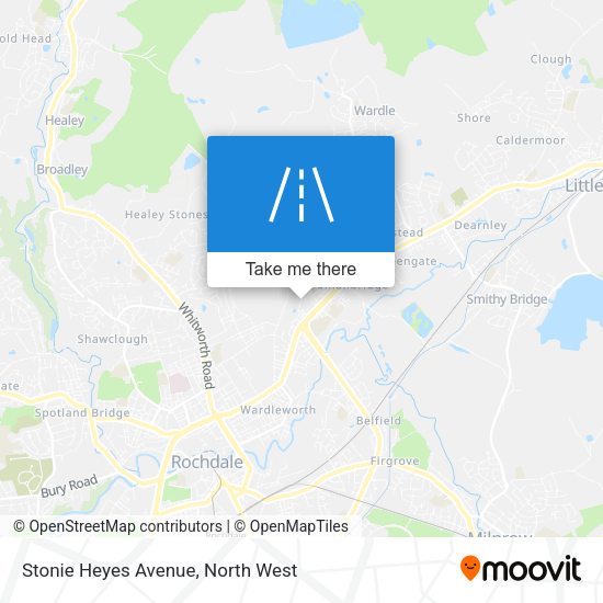 Stonie Heyes Avenue map