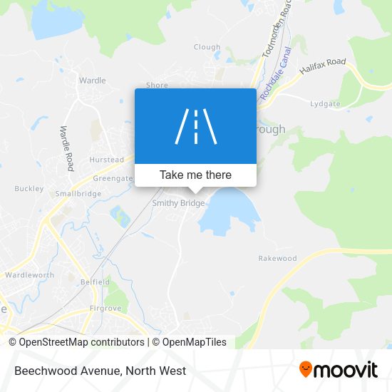 Beechwood Avenue map