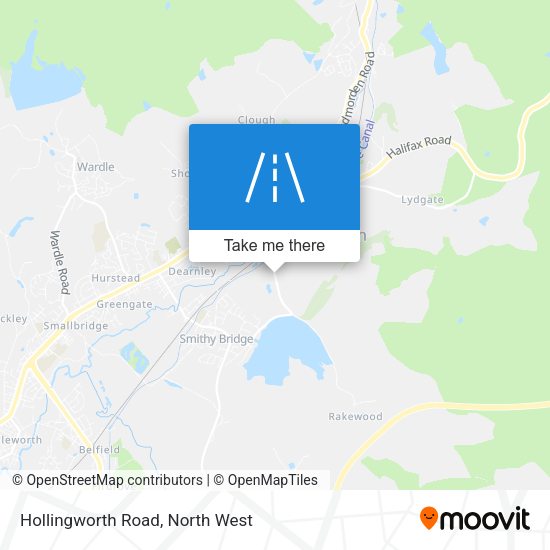 Hollingworth Road map