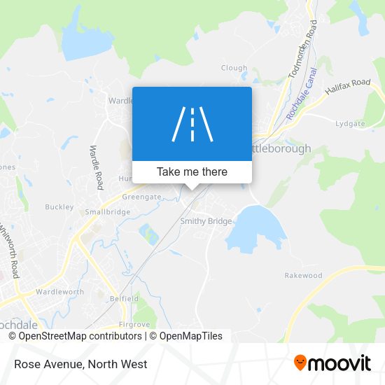 Rose Avenue map
