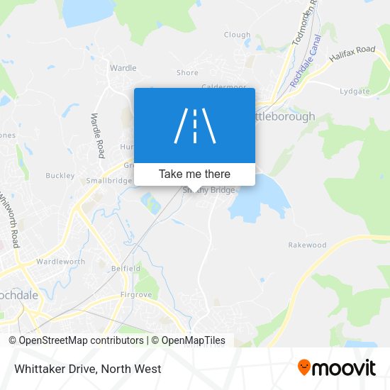 Whittaker Drive map