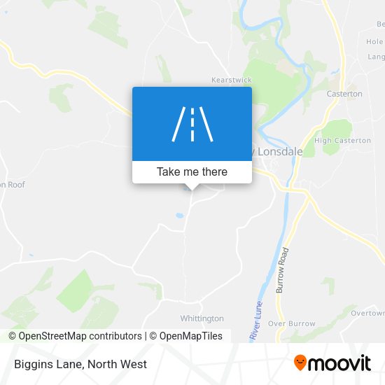 Biggins Lane map