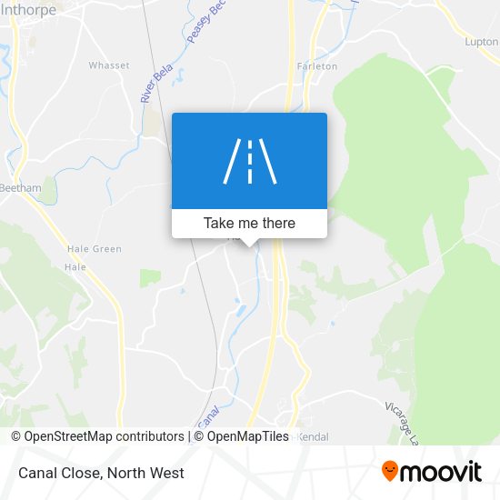 Canal Close map
