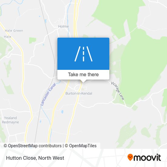Hutton Close map