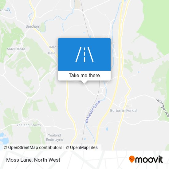 Moss Lane map
