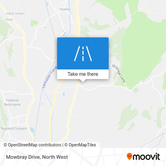Mowbray Drive map