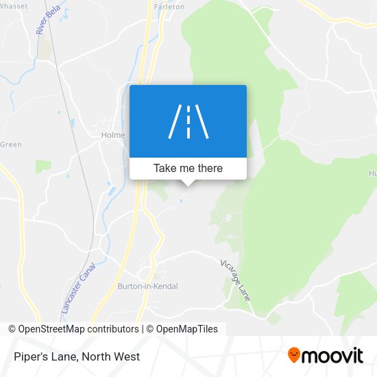 Piper's Lane map