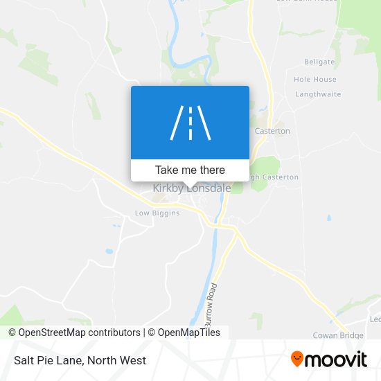 Salt Pie Lane map