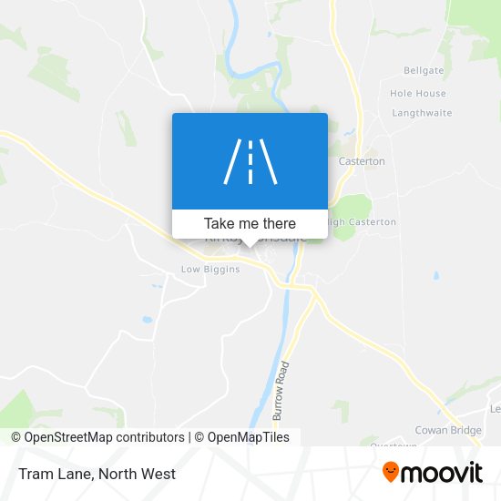 Tram Lane map