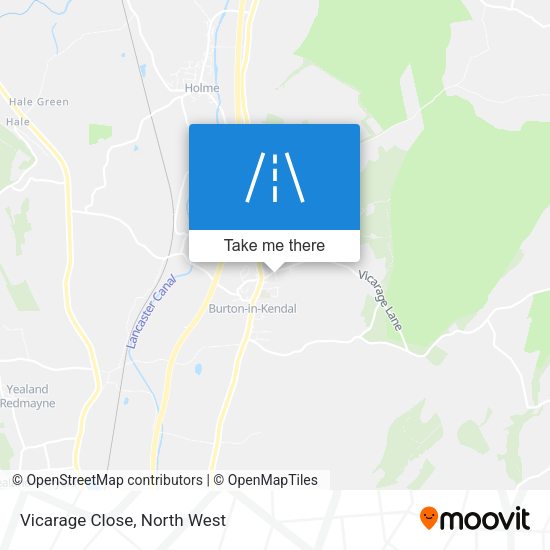 Vicarage Close map