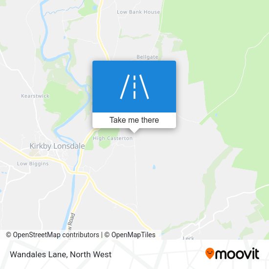 Wandales Lane map