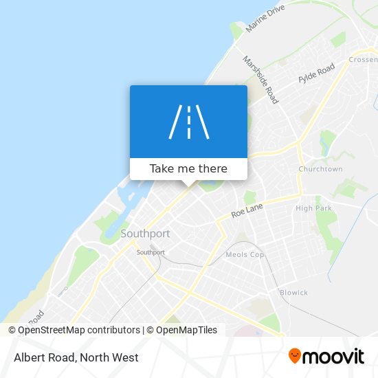 Albert Road map