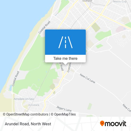 Arundel Road map