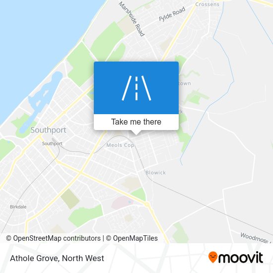 Athole Grove map