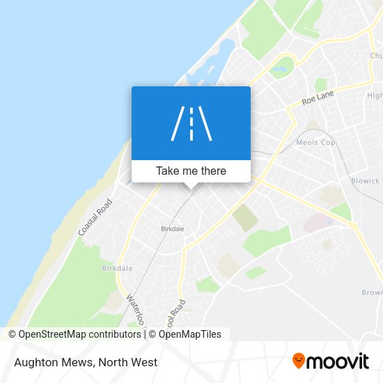 Aughton Mews map