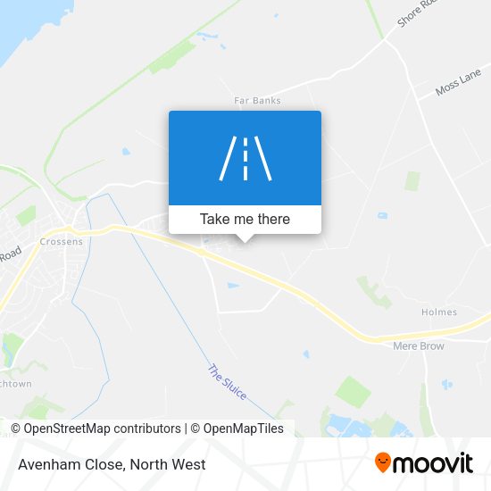 Avenham Close map