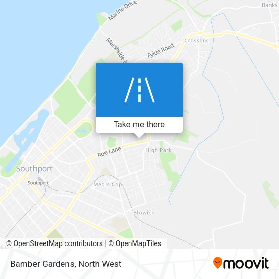 Bamber Gardens map