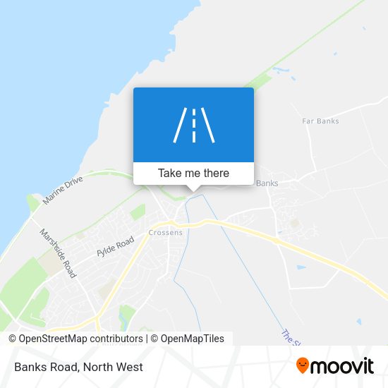 Banks Road map