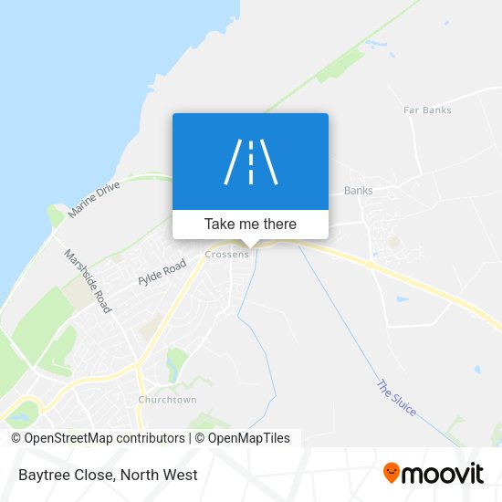 Baytree Close map