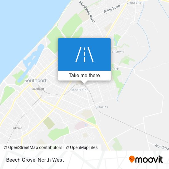 Beech Grove map