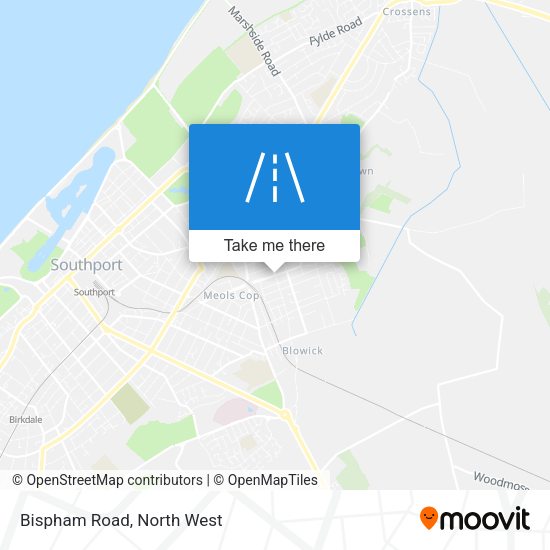 Bispham Road map